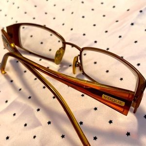 VOGUE Glasses - Bronze Full Rim Rectangular Frames